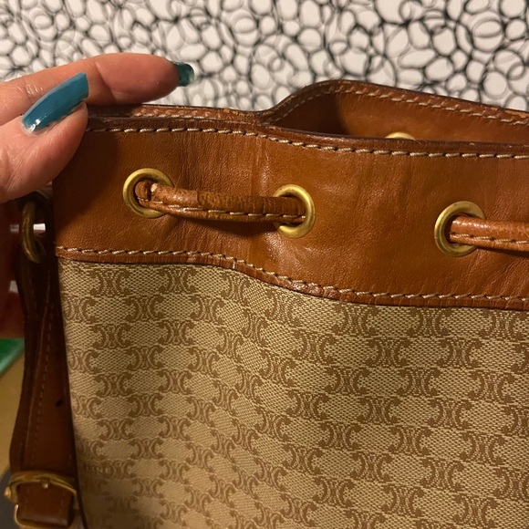 Celine drawstring vintage shoulder bag - Picture 12 of 16
